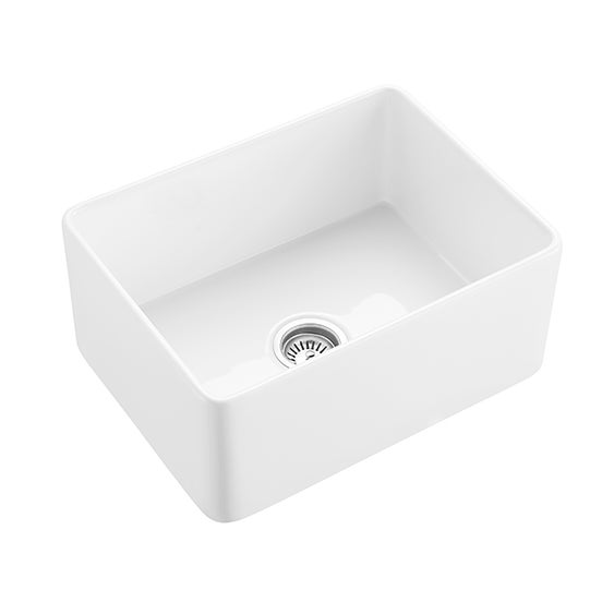 Hartley Small Single Farmhouse Sink White 1